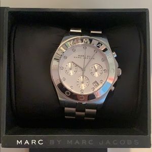 Marc Jacobs Silver Tone Stainless Steel Watch